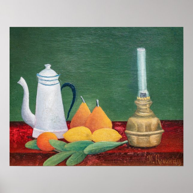Henri Rousseau - Still Life with Coffee Pot Poster (Front)