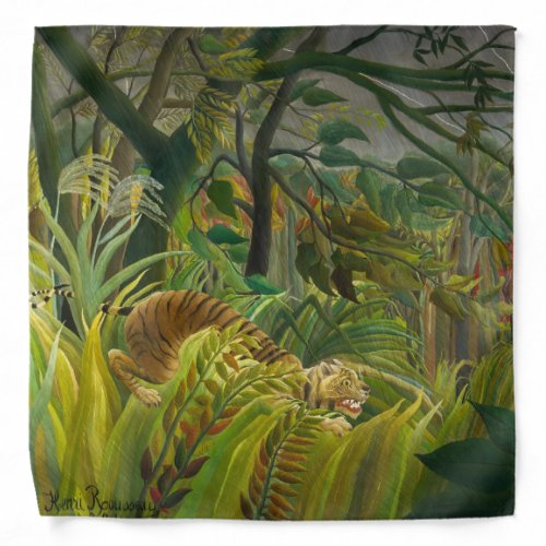 Henri Rousseau _ Surprised Bandana