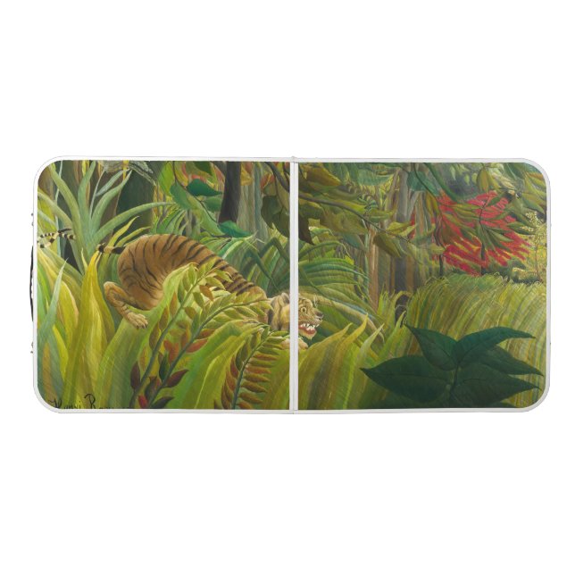 Henri Rousseau - Surprised! Beer Pong Table (Top)