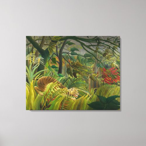 Henri Rousseau _ Surprised Canvas Print