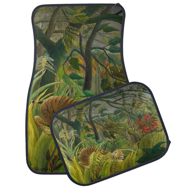 Henri Rousseau - Surprised! Car Floor Mat (Set)