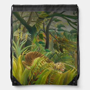 Henri Rousseau - Surprised! Drawstring Bag