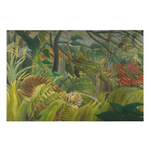 Henri Rousseau - Surprised Faux Canvas Print