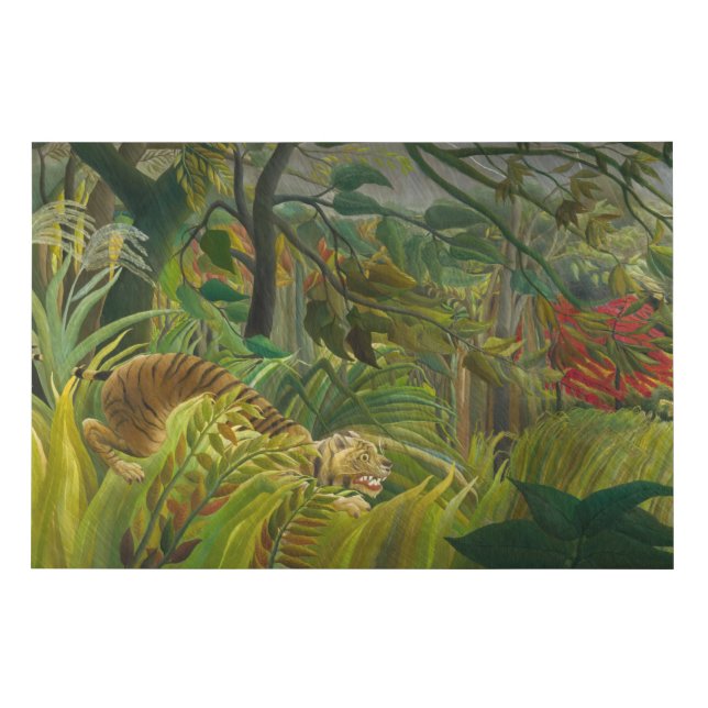 Henri Rousseau - Surprised Faux Canvas Print (Front)