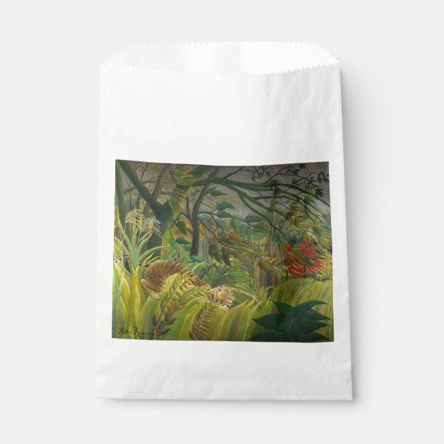 Henri Rousseau - Surprised! Favor Bag (Front)