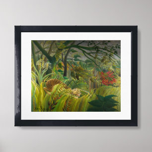 Henri Rousseau - Surprised! Framed Art