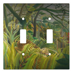 Henri Rousseau - Surprised! Light Switch Cover