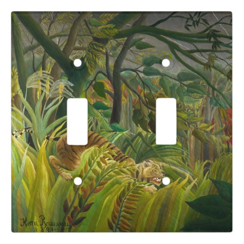 Henri Rousseau _ Surprised Light Switch Cover