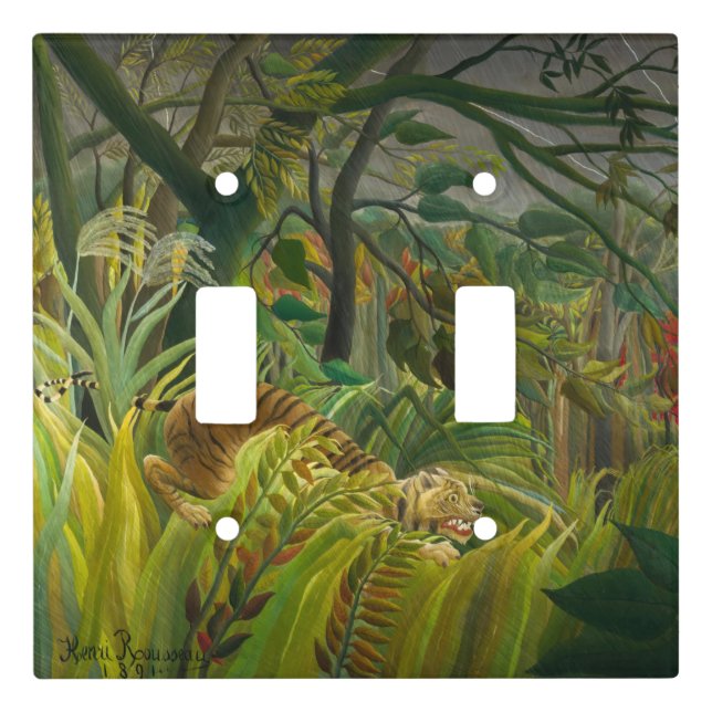 Henri Rousseau - Surprised! Light Switch Cover (Front)