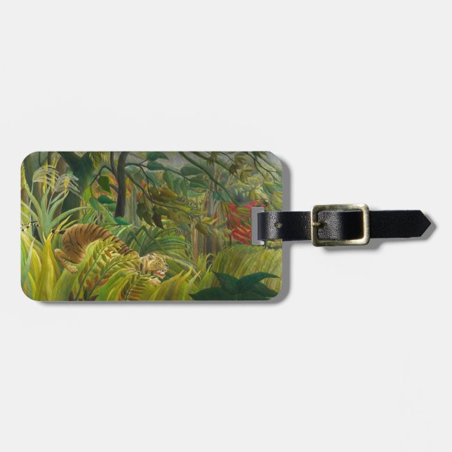Henri Rousseau - Surprised! Luggage Tag (Front Horizontal)