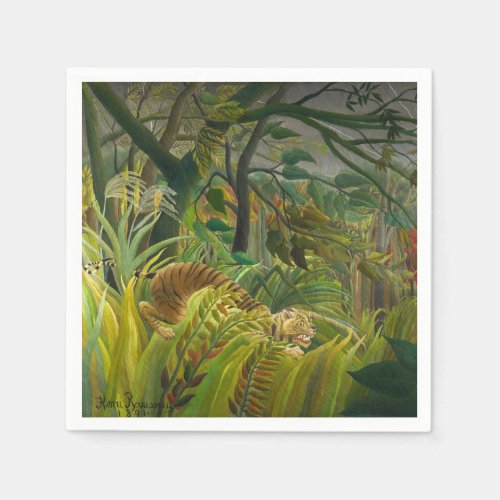 Henri Rousseau _ Surprised Napkins