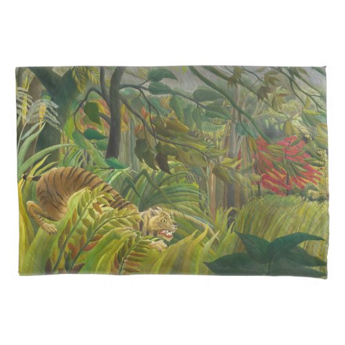 Henri Rousseau _ Surprised Pillow Case