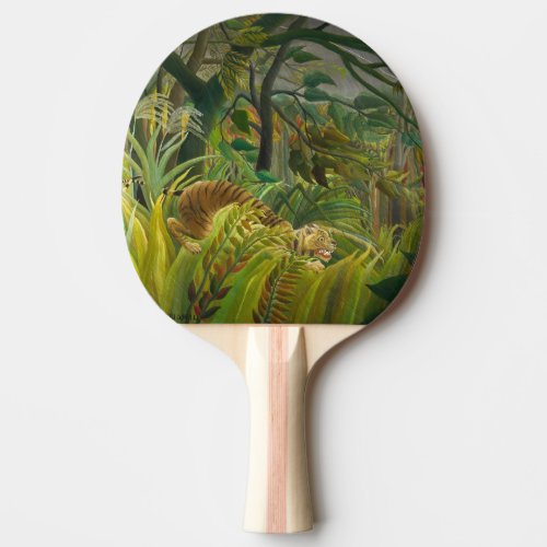 Henri Rousseau _ Surprised  Ping Pong Paddle