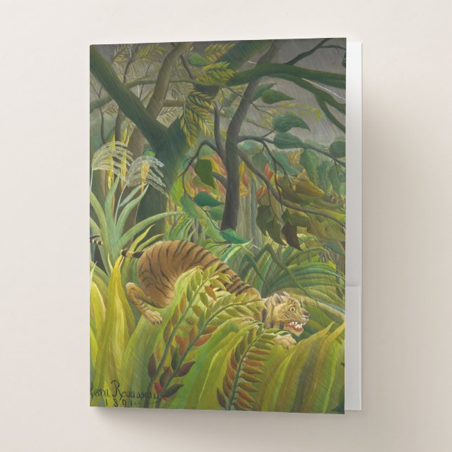 Henri Rousseau - Surprised! Pocket Folder (Front)