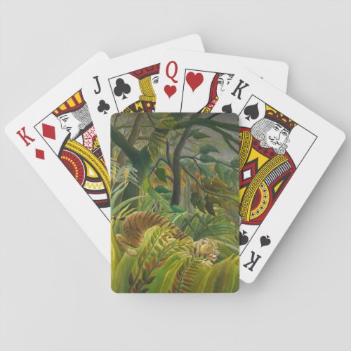 Henri Rousseau _ Surprised Poker Cards