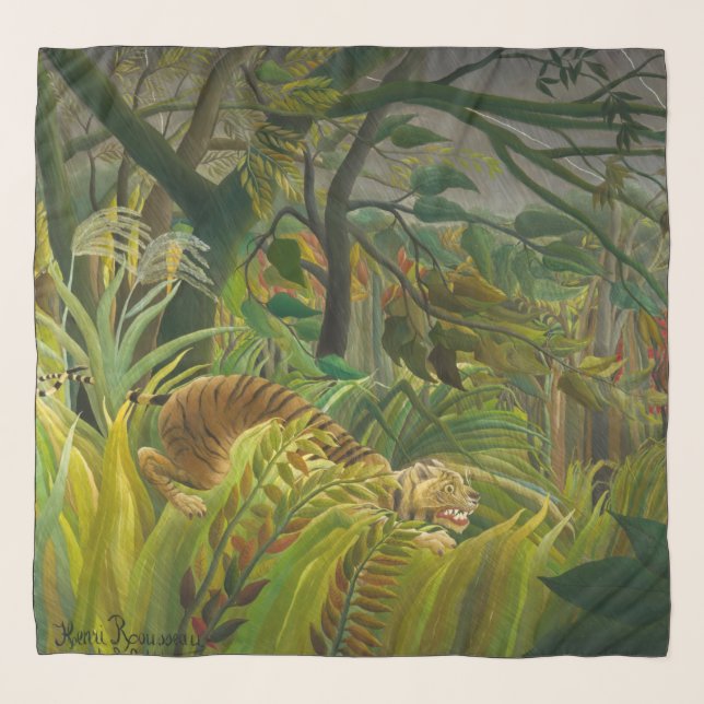 Henri Rousseau - Surprised! Scarf (Front)