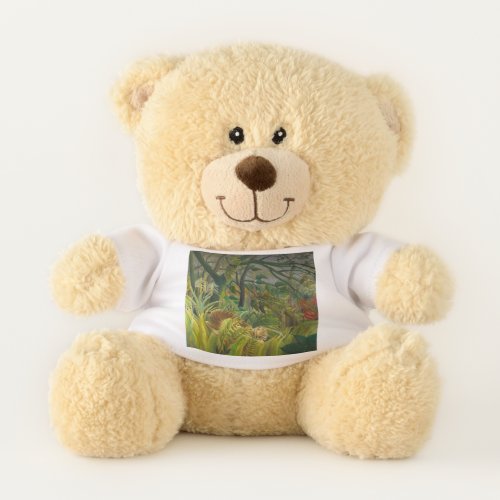 Henri Rousseau _ Surprised Teddy Bear