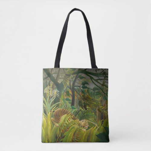 Henri Rousseau _ Surprised Tote Bag