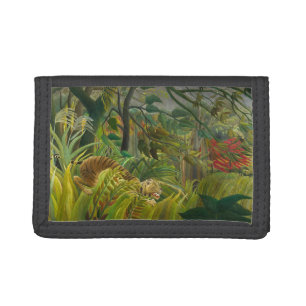 Henri Rousseau - Surprised! Tri-fold Wallet