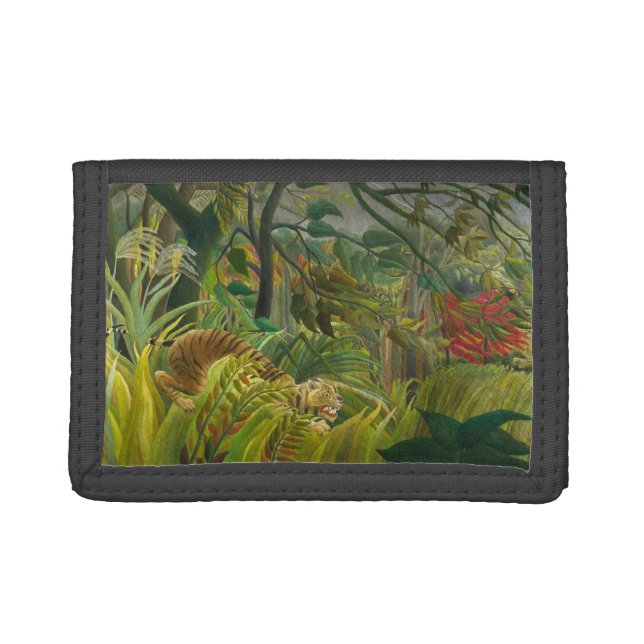 Henri Rousseau - Surprised! Trifold Wallet (Front)