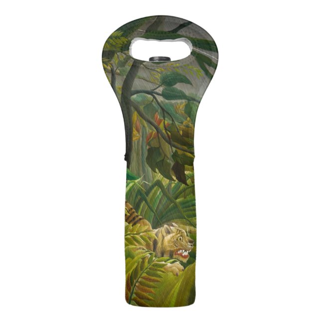 Henri Rousseau - Surprised! Wine Bag (Front)