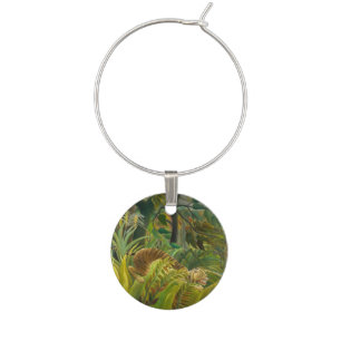 Henri Rousseau - Surprised! Wine Charm