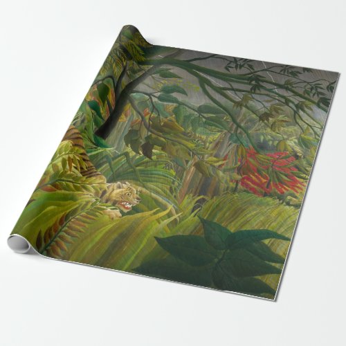 Henri Rousseau _ Surprised Wrapping Paper