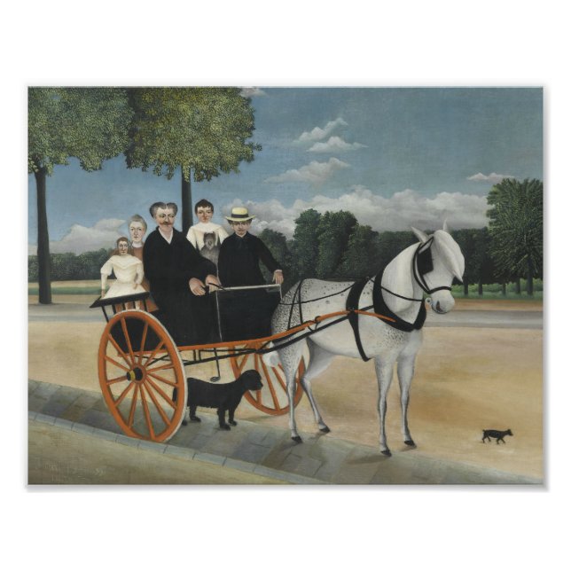 Henri Rousseau - The Carriage of Fr. Junier Photo Print (Front)