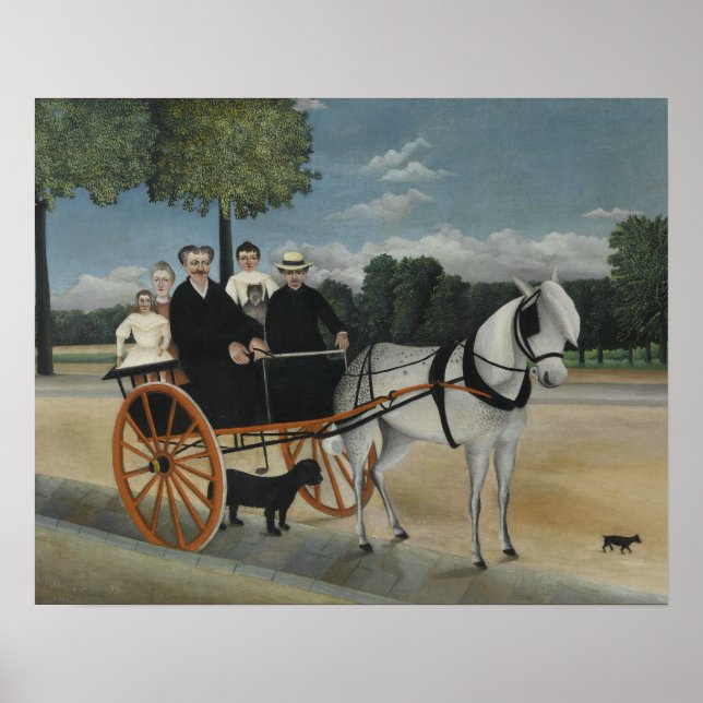 Henri Rousseau - The Carriage of Fr. Junier Poster (Front)