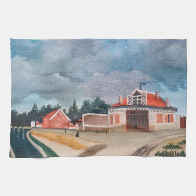 Henri Rousseau - The Chair Factory Kitchen Towel (Horizontal)