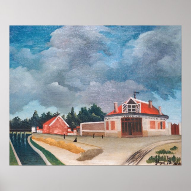 Henri Rousseau - The Chair Factory Poster (Front)