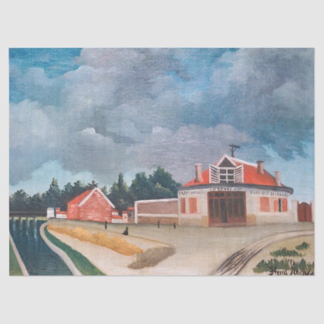 Henri Rousseau - The Chair Factory Tissue Paper (Front)