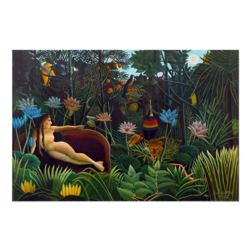 Henri Rousseau The dream 1910 Le Rve CC1146 Poster