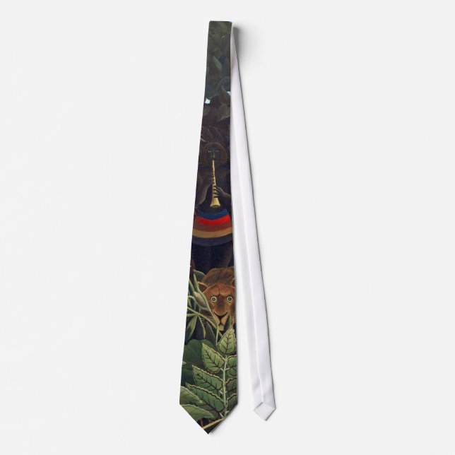 Henri Rousseau The Dream - Jungle Woman w Animals Tie (Front)
