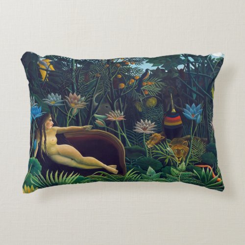 Henri Rousseau _ The Dream  Le Reve Accent Pillow