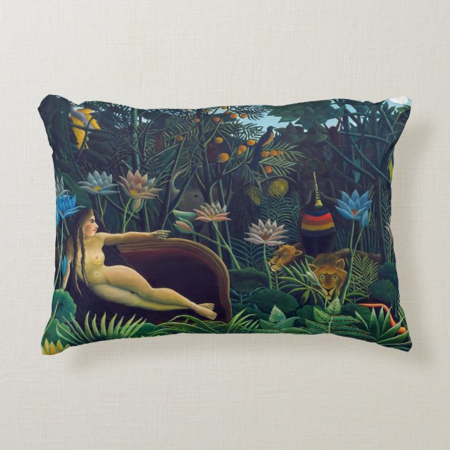 Henri Rousseau - The Dream / Le Reve Accent Pillow (Front)