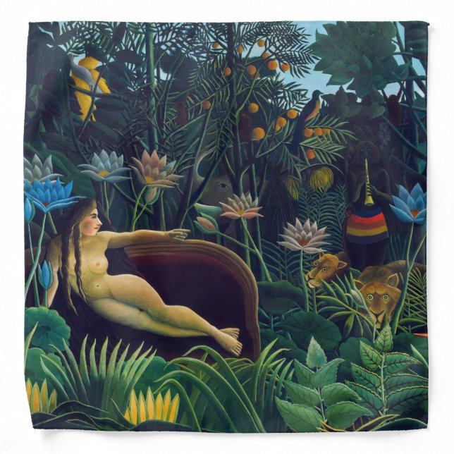 Henri Rousseau - The Dream / Le Reve Bandana (Front)