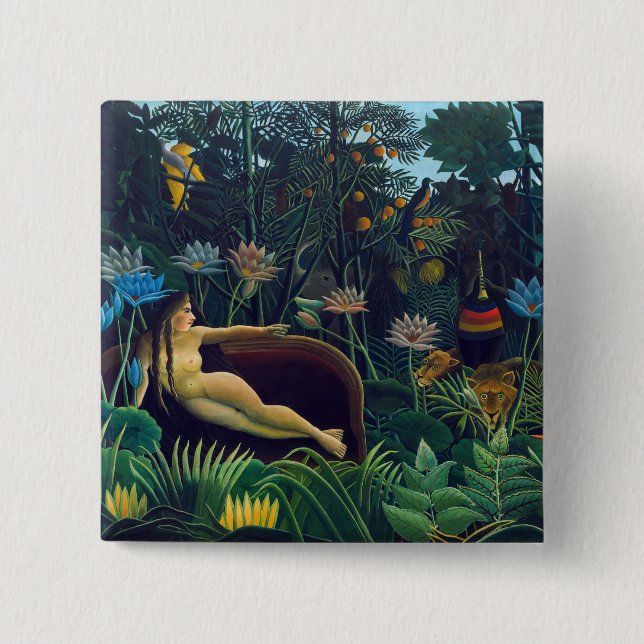 Henri Rousseau - The Dream / Le Reve Button (Front)