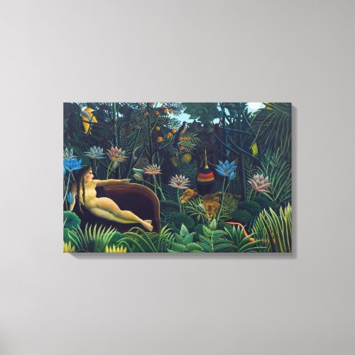 Henri Rousseau _ The Dream  Le Reve Canvas Print