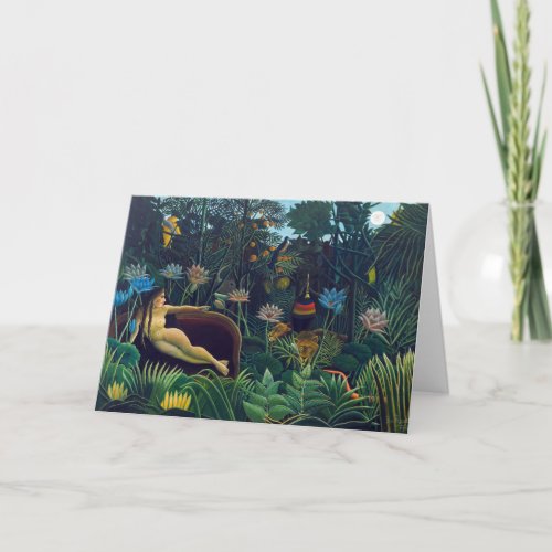 Henri Rousseau _ The Dream  Le Reve Card