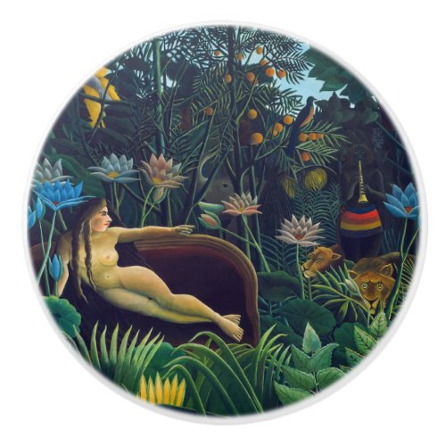 Henri Rousseau _ The Dream  Le Reve Ceramic Knob