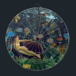 Henri Rousseau - The Dream / Le Reve Dart Board<br><div class="desc">The Dream / Le Reve - Henri Rousseau,  1910 (aka Douanier Rousseau)</div>