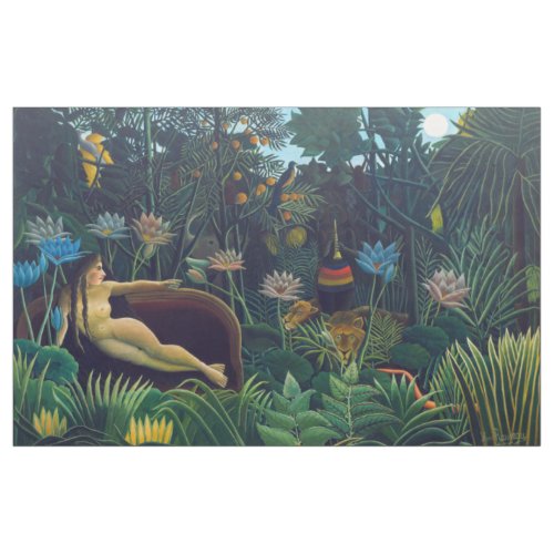 Henri Rousseau _ The Dream  Le Reve Fabric