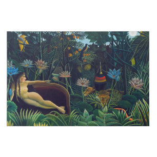 Henri Rousseau - The Dream / Le Reve Faux Canvas Print