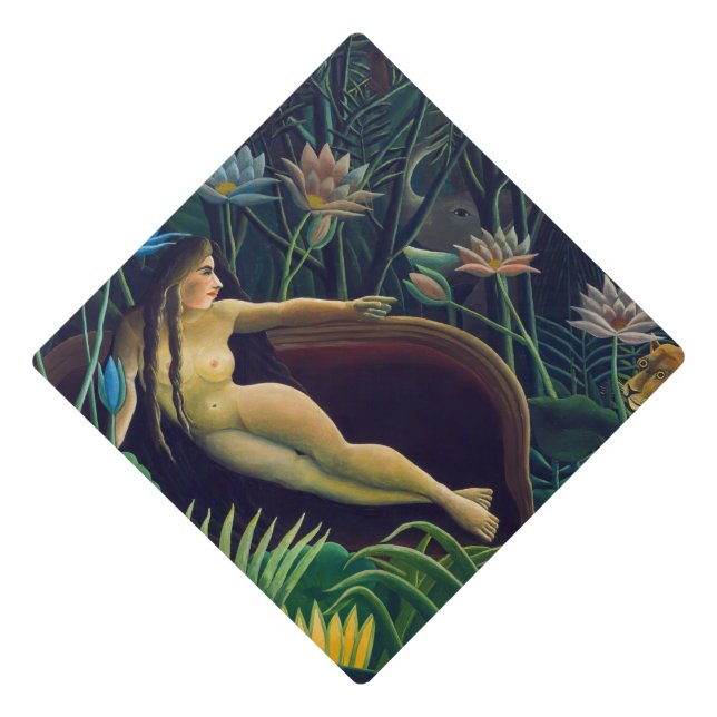 Henri Rousseau - The Dream / Le Reve Graduation Cap Topper (Front)