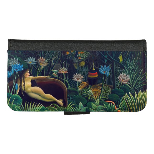 Henri Rousseau - The Dream / Le Reve iPhone Wallet Case (Front (Horizontal))