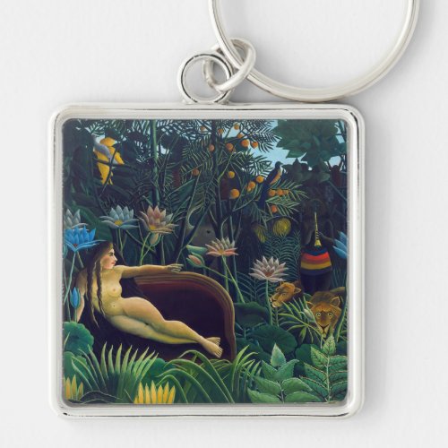 Henri Rousseau _ The Dream  Le Reve Keychain