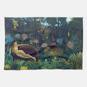 Henri Rousseau - The Dream / Le Reve Kitchen Towel