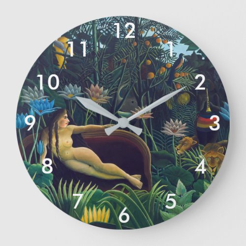 Henri Rousseau _ The Dream  Le Reve Large Clock