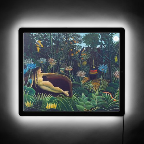 Henri Rousseau _ The Dream  Le Reve LED Sign